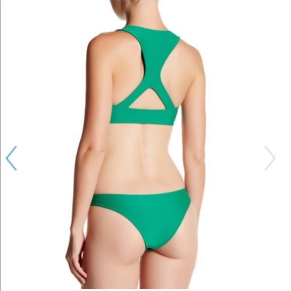 Green cutout one piece - Picture 2 of 4